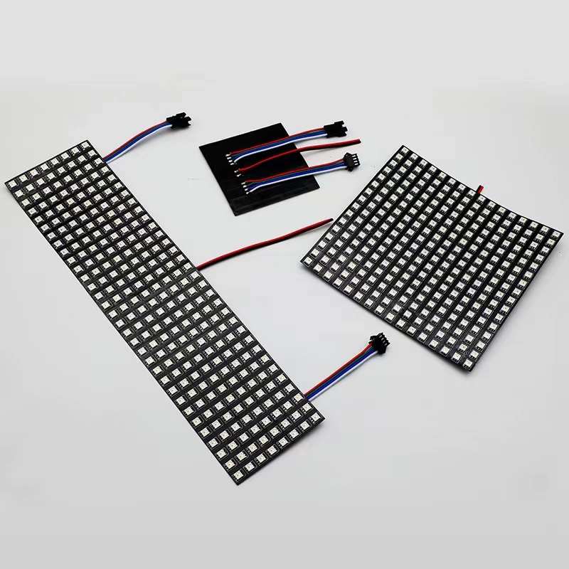 Rgb Led Matrix 8X8 - DC12V WS2815 DC5V WS2812B RGB светодиодный