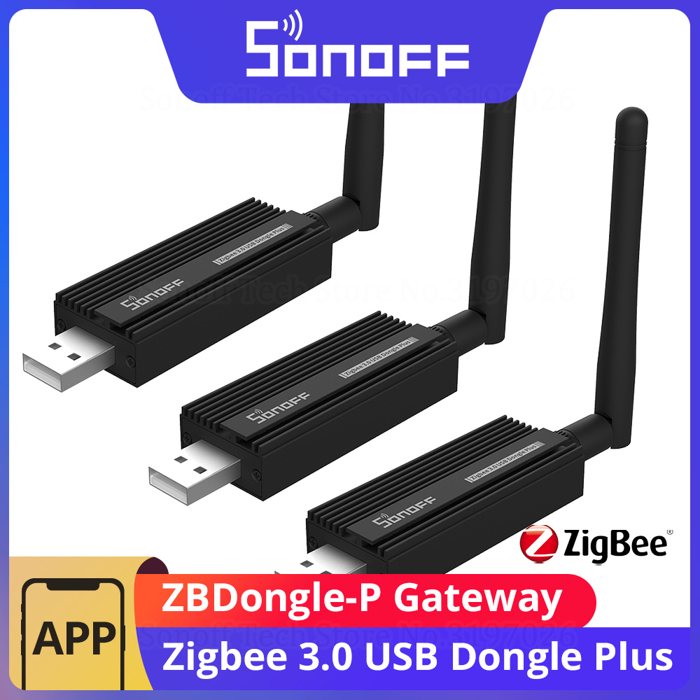 Zigbee Coordinator Stick - SONOFF Zigbee Gateway 3.0 ZBDongle-P USB-адаптер-хаб