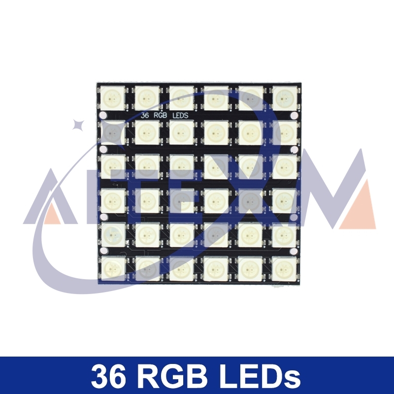 Модуль WS2812 5050 RGB 4x4 8x8 – обзор и цена Rgb Led Matrix 8X8