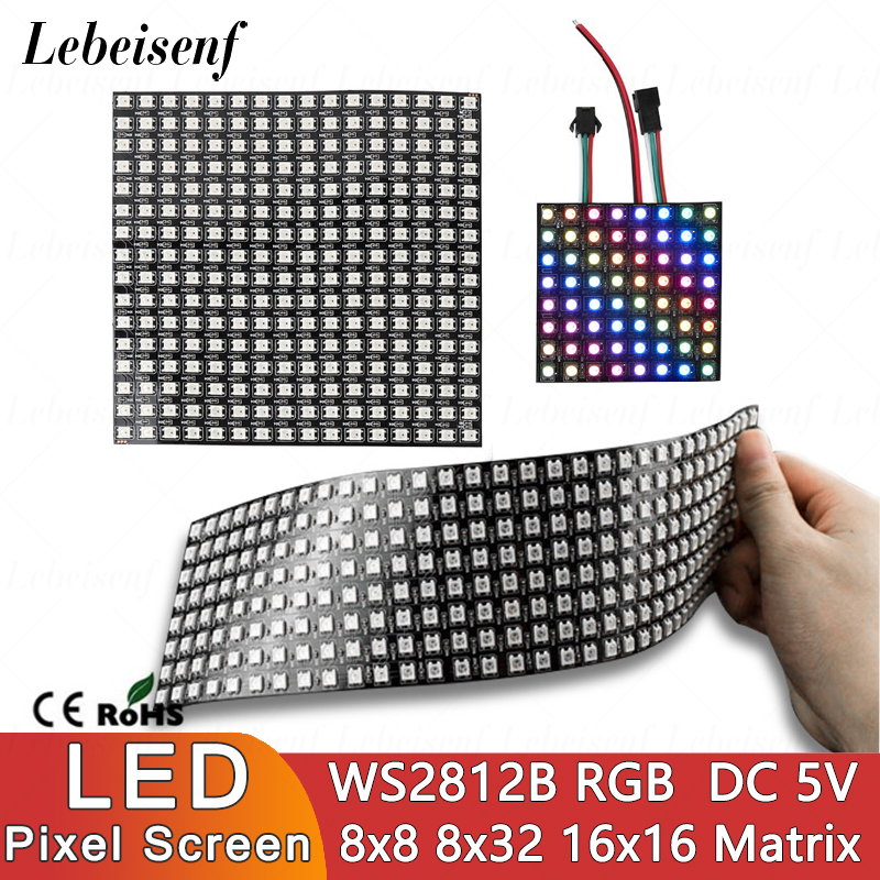 Светодиодный цифровой пиксельн – обзор и цена Rgb Led Matrix 8X8