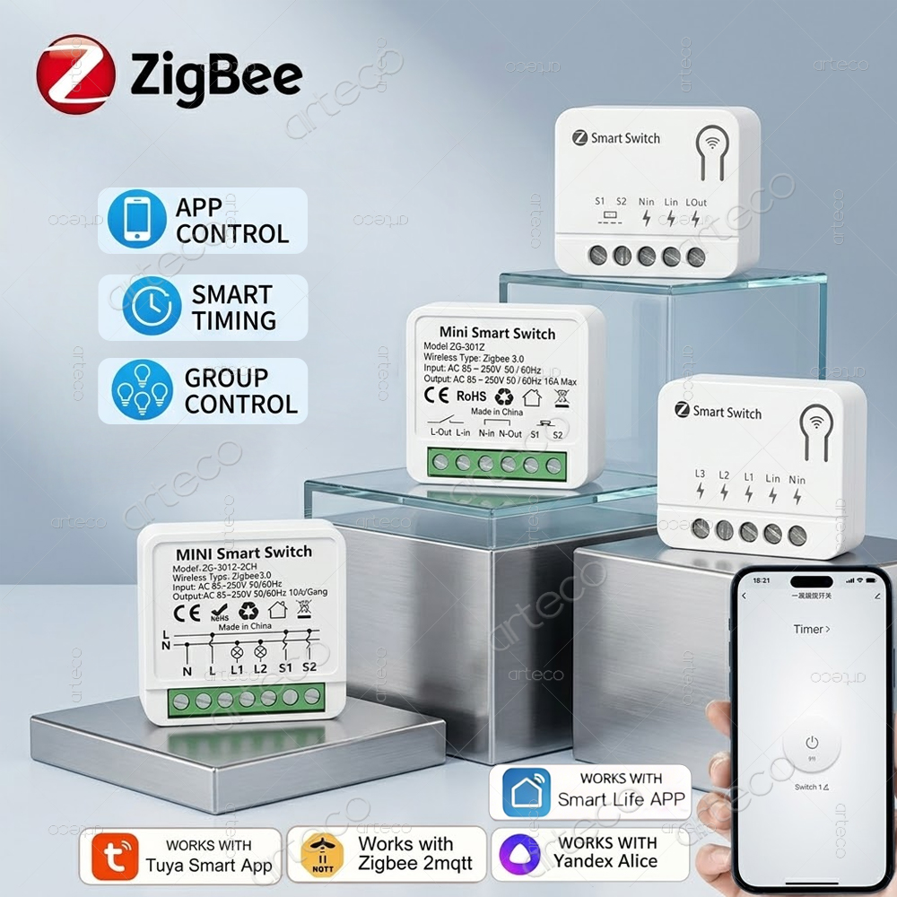 Модуль умного выключателя Tuya – обзор и цена Smart Home Automation Diy
