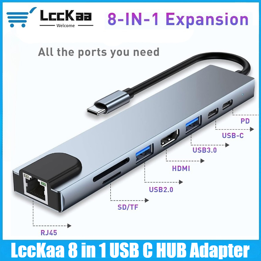 USB-C хаб 8/7 в 1 с 4K HDMI ад – обзор и цена Home Assistant Sd