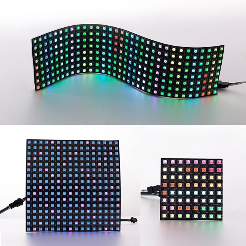 Матричная панель WS2812B Smart – обзор и цена Rgb Led Matrix 8X8